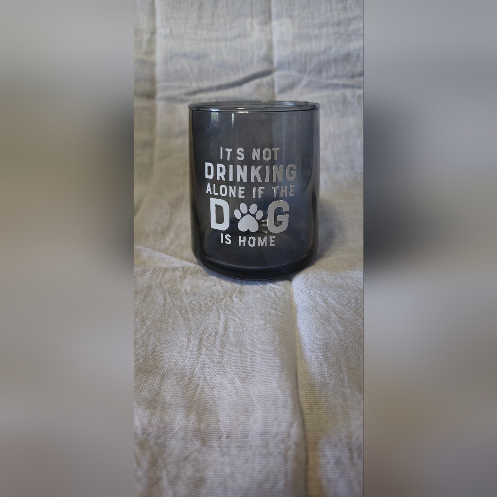 Not drinking alone glass